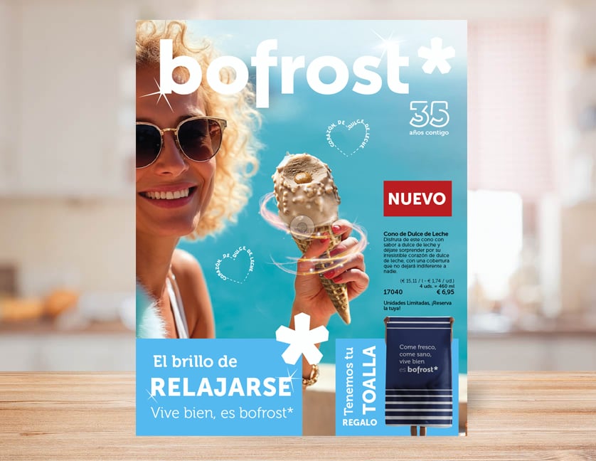 El brillo de RELAJARSE. Vive bien, es bofrost*